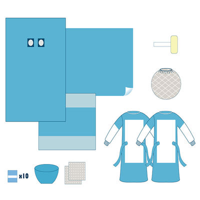 ডিসপোজেবল সার্জিক্যাল প্যাকস নন-ওভেন ফ্যাব্রিক জীবাণুমুক্ত ১০০০ পিস ন্যূনতম পরিমাণ