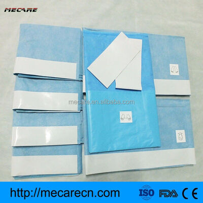 উচ্চ শোষণ ক্ষমতা সম্পন্ন উপকরণ, আলট্রাসনিক সীম এবং চিকিৎসা পদ্ধতির জন্য OEM আনুষাঙ্গিক সহ ডিসপোজেবল সার্জিক্যাল প্যাক