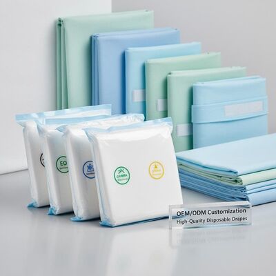 Sterile Surgical Packs with Multiple Sterilization Methods and Customizable OEM/ODM Options for High-Quality Non-Woven Fabric Disposable Patient Drapes